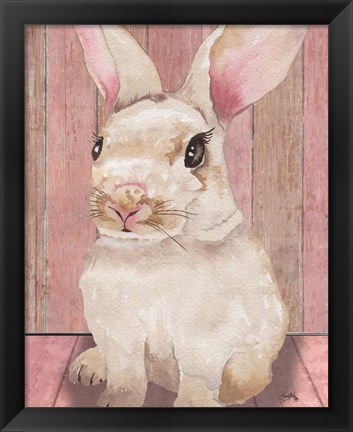 Framed Bunny III Print