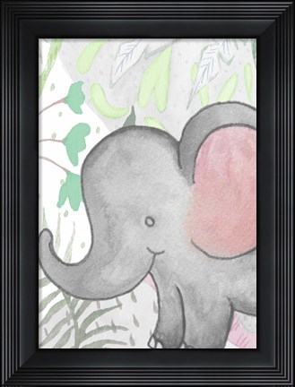 Framed Ele in the Tropics Print