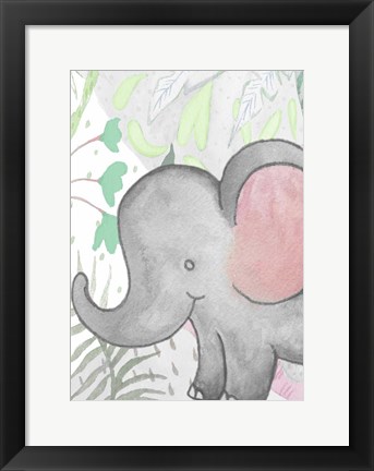 Framed Ele in the Tropics Print