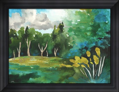Framed Small Village II Print