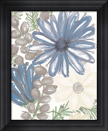 Framed Hidden Floral II Print