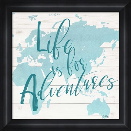 Framed Adventure Map I Print