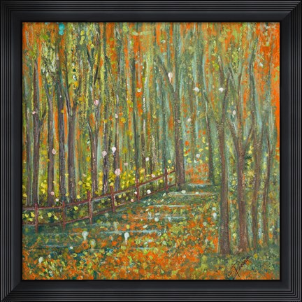 Framed Woods Print