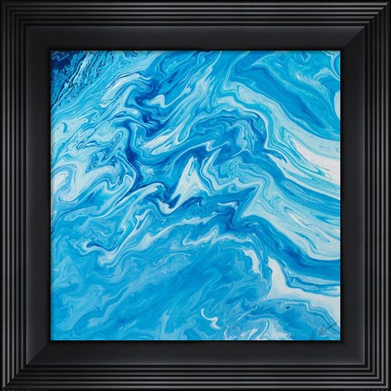 Framed Marble Square I Print