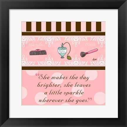 Framed Classy and Fabulous I Print