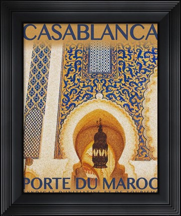 Framed Destination Morocco I Print