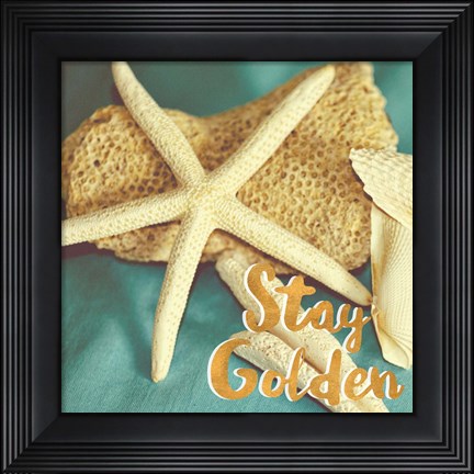 Framed Stay Golden Print