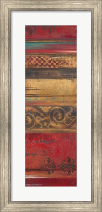 Framed Eclecticism on Red Print