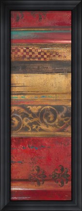 Framed Eclecticism on Red Print