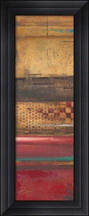 Framed Red Eclectic II Print