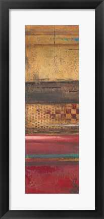 Framed Red Eclectic II Print