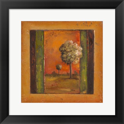 Framed Lonely Trees I Print