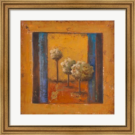 Framed Lonely Trees II Print
