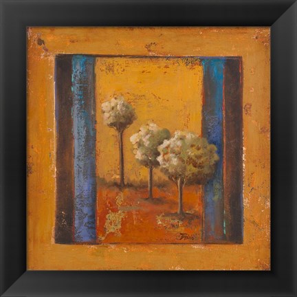 Framed Lonely Trees II Print