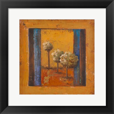 Framed Lonely Trees II Print