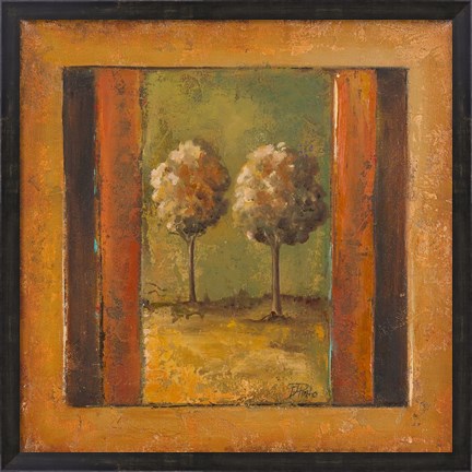 Framed Lonely Trees III Print
