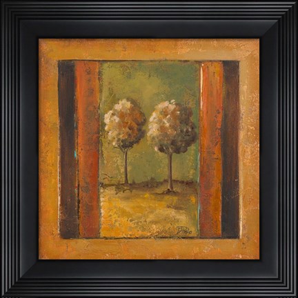 Framed Lonely Trees III Print