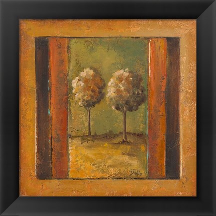 Framed Lonely Trees III Print