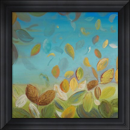 Framed Thinking Green II Print