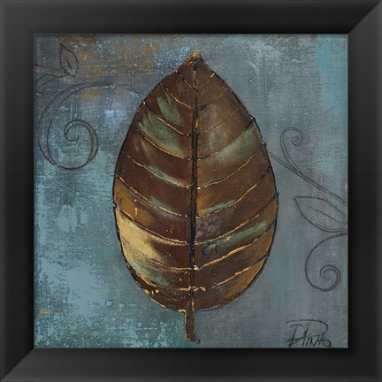 Framed Moroccan Leaves Print