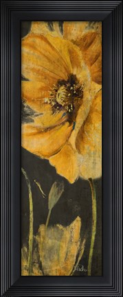 Framed Poppy Garden Panel II Print