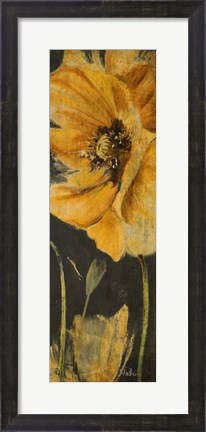 Framed Poppy Garden Panel II Print