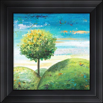 Framed Cute Tree II Print