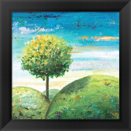 Framed Cute Tree II Print