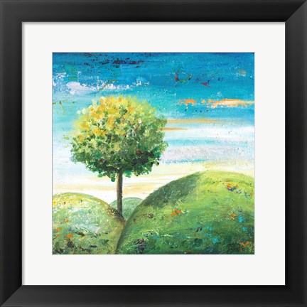 Framed Cute Tree II Print