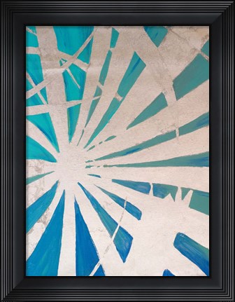 Framed Silver Palms II Print