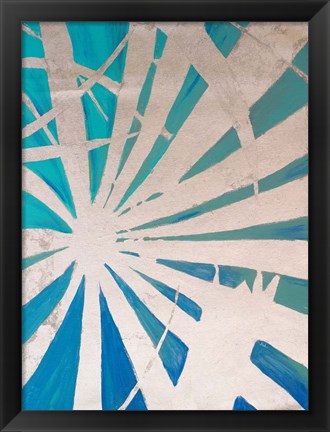 Framed Silver Palms II Print