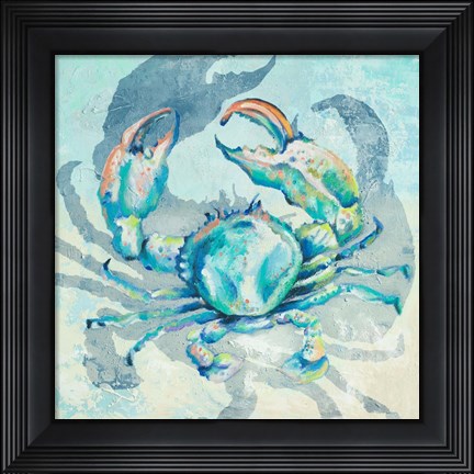 Framed Surf Side Crab Print