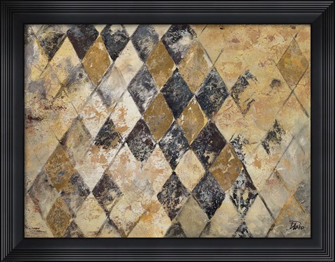 Framed Harlequin Print