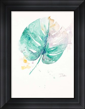 Framed Water Leaf Print