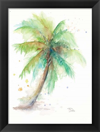 Framed Water Palm Print