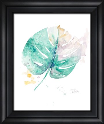 Framed Water Leaf Print