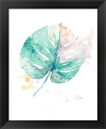 Framed Water Leaf Print