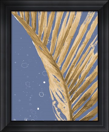 Framed Gold Wet Palm Print