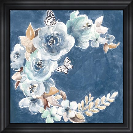 Framed Wild Beauty Wreath Print