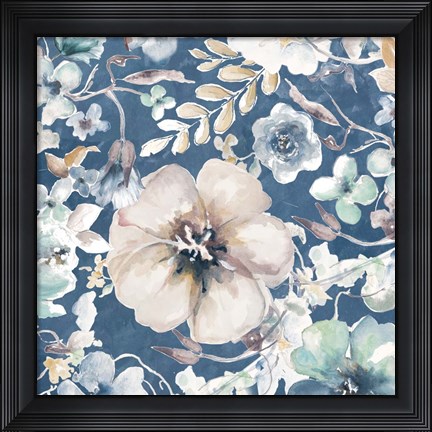 Framed Indigo Beauty IV Print