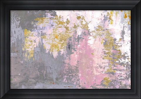 Framed Pink Magic Abstract Print