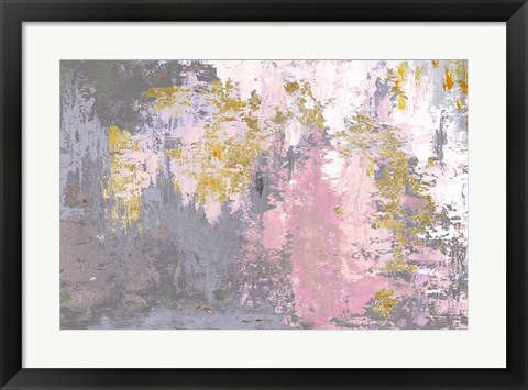 Framed Pink Magic Abstract Print