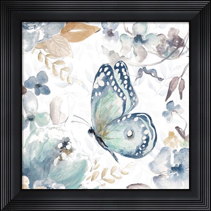 Framed Butterfly Beauty I Print