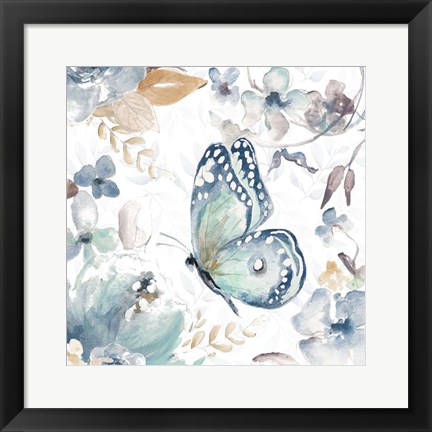 Framed Butterfly Beauty I Print