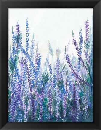 Framed Lavender Garden II Print