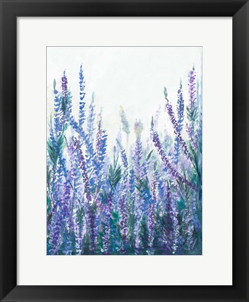 Framed Lavender Garden II Print