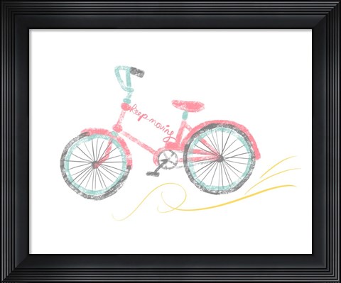 Framed Keep Moving Print