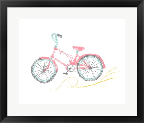 Framed Keep Moving Print