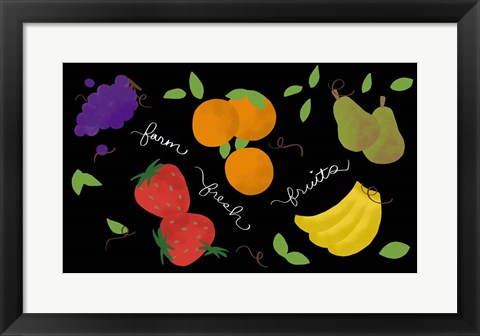 Framed Fresh Fruit Print