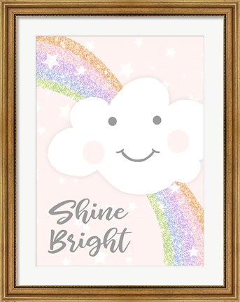 Framed Shine Bright Print